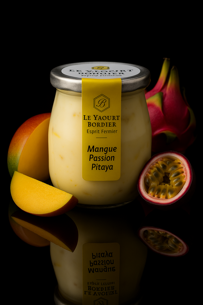 BORDIER Yaourt Mangue Passion Pitaya 125g