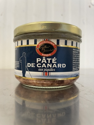 Pâté BARADAT Canard Piquillos 180g