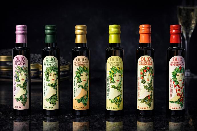 Gamme d'huiles d'olives Pensato