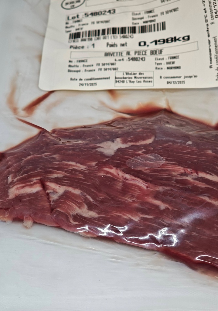 BN Bavette Aloyau Piécée 200g