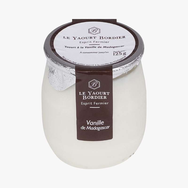 BORDIER Yaourt Vanille 125g