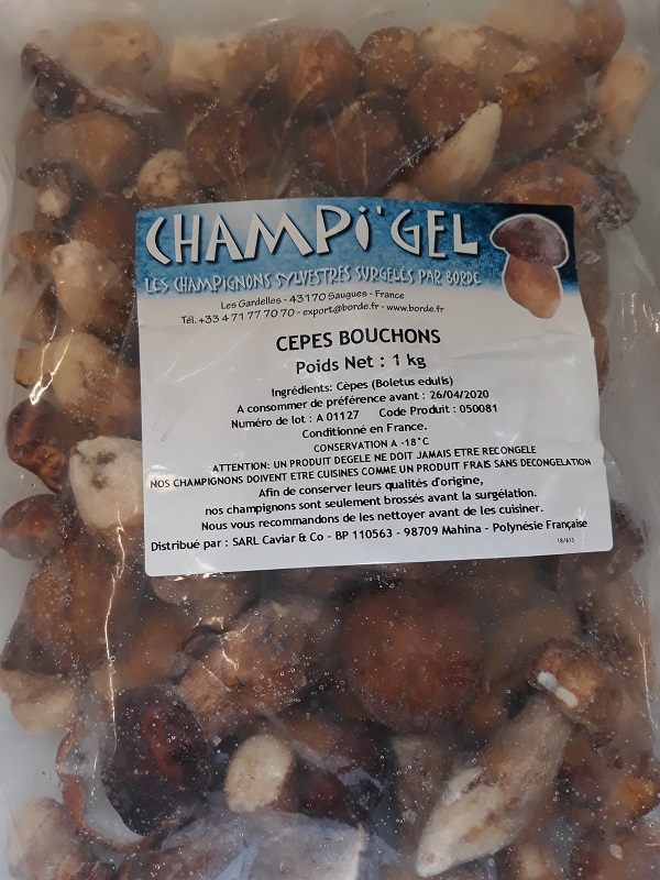 Cêpes bouchon entiers CGL Kg