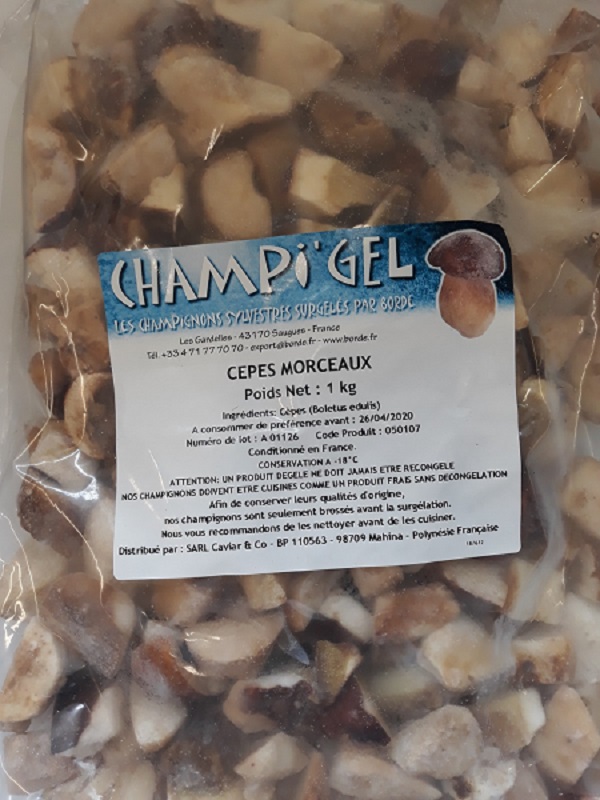Cêpes morceaux CGL Kg