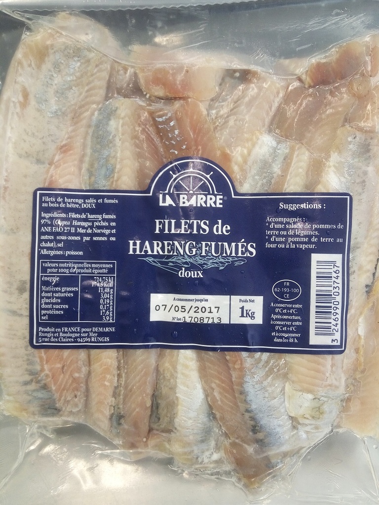 Hareng fumé doux LABARRE KG