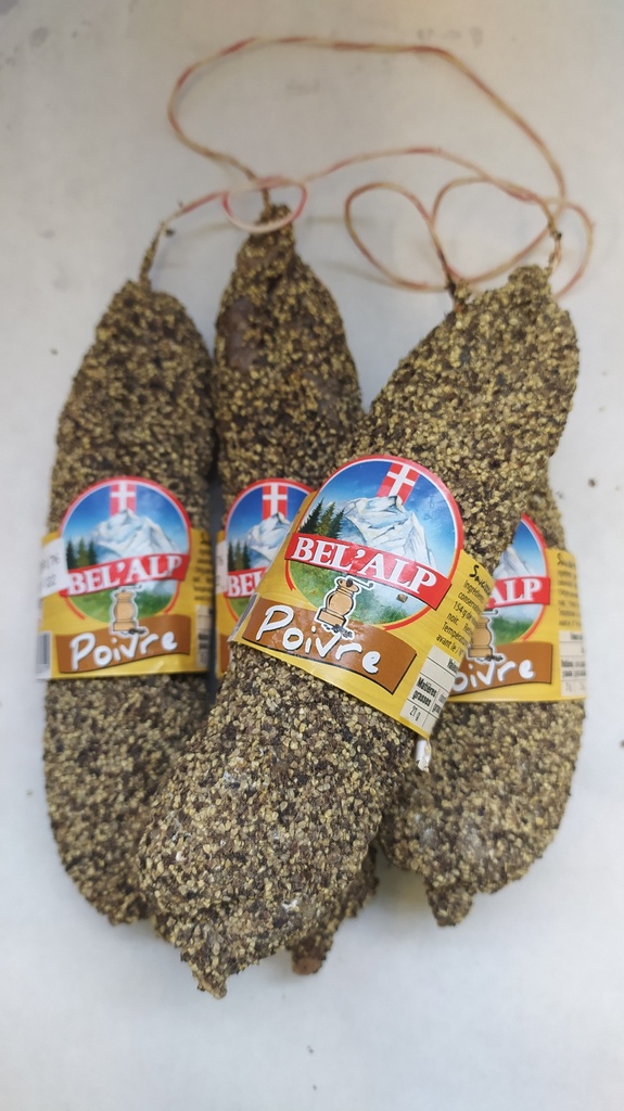 Saucisson Pur Porc au POIVRE 180g