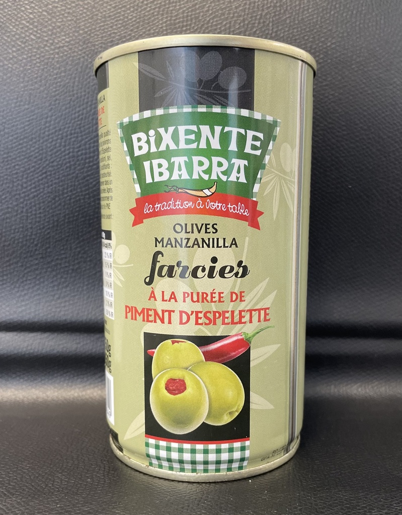 Olive Manzanilla au piment Espelette 150g
