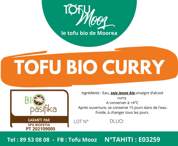 TOFU BIO au Curry KG