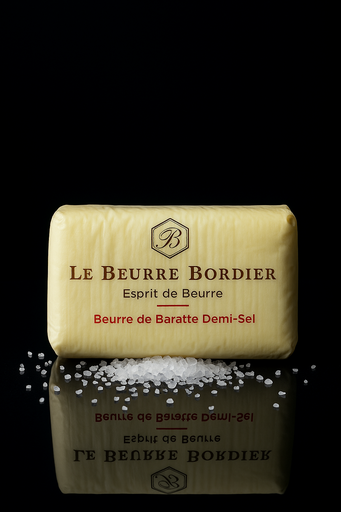 BORDIER Beurre 1/2 Sel plaque 125g