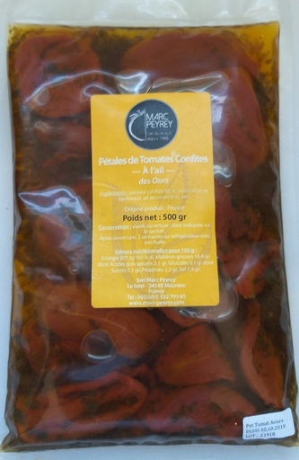 Pétale Tomate Conf Ail/ours 500g