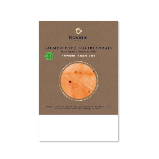 Plaque Saumon fumé IRLANDE BIO 200g