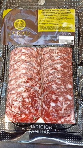Saucisson Ibérique de Belota Tranché 100g