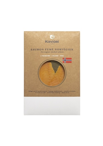 Plaque saumon Fumé NORVEGE 100g