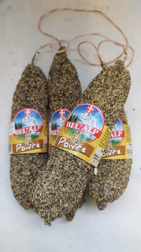 Saucisson Pur Porc au POIVRE 180g