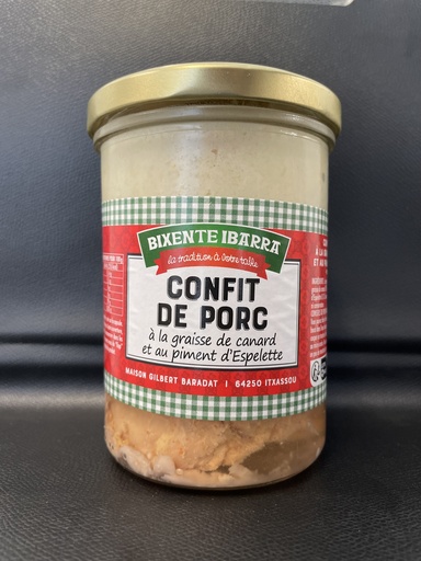 Confit de Porc à la graisse de canard 390g