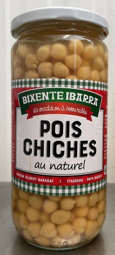 Pois chiches au naturel 660g